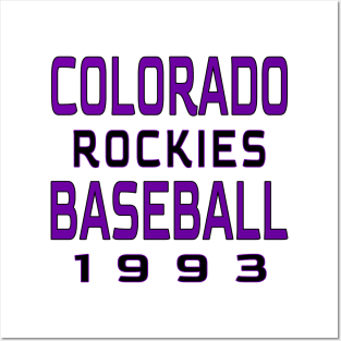 Colorado Rockies Baseball Classic Posters and Art